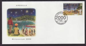 Anguilla Millennium 2000 U/A FDC BIN
