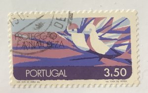 Portugal 1971 Scott 1121 used - 3.50e, Environmental Protection, Air, birds