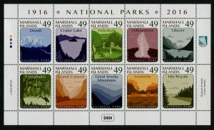 HERRICKSTAMP NEW ISSUES MARSHALL ISLANDS Sc.# 1148 Nat'l Parks 2016