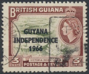  Guyana  OPT Independence SC# 8  Used   see details & scans