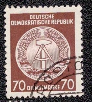 Germany DDR - O27 1954 Used