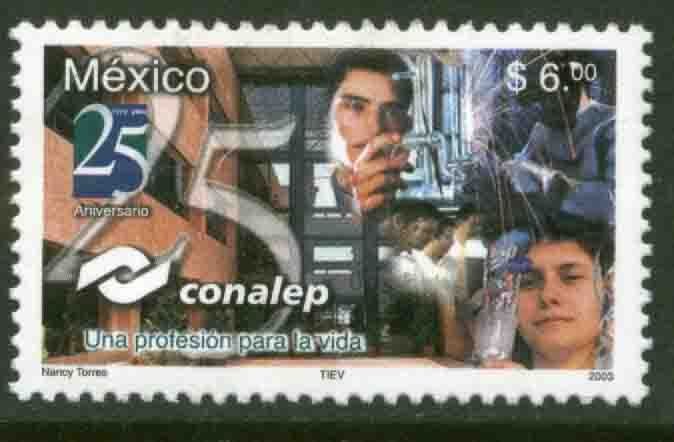 MEXICO 2344, TECHNICAL EDUCATION COLLEGE, 25th ANNIVERSARY. MINT, NH. VF.