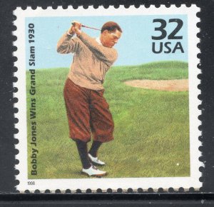 3185n ** BOBBY JONES ** U.S. Postage Stamp MNH