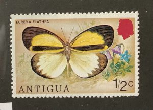 Antigua 1975 Scott 387 MNH - ½ c,  butterfly