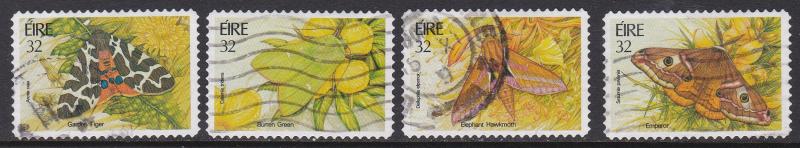 Ireland # 935-938, Moths, Used Set, 1/3 Cat.