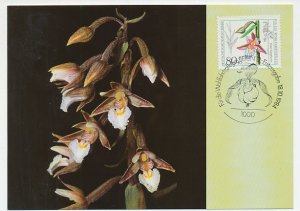 Maximum card Germany / Berlin 1984 Orchid