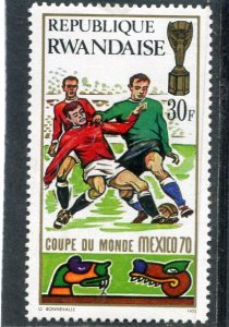 Rwanda 1970 FOOTBALL MEXICO WORLD CUP Stamp 30f Unused