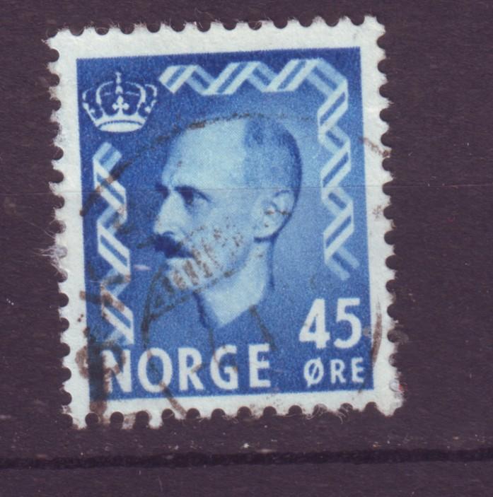 J18371 JLstamps 1950 norway used #313 king