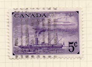 Canada 1953 Early Issue Fine Used 5c. NW-217380