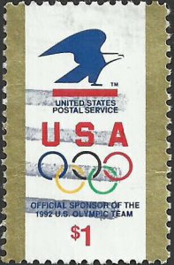 # 2539 USED EAGLE AND OLYMPIC RINGS