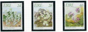 Ireland 720-22 MNH 1988 Flowers (an8526)