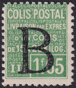 France 1936 Yt 107 parcel post MNH** B overprint