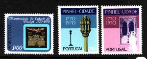 Portugal-Sc#1135-7-Unused NH set-Church window-Architercture-1972-