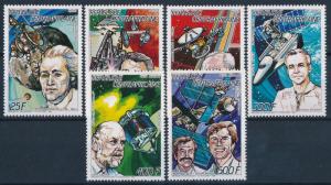 [64173] Central African Republic 1987 Space Travel Weltraum Astronauts  MNH