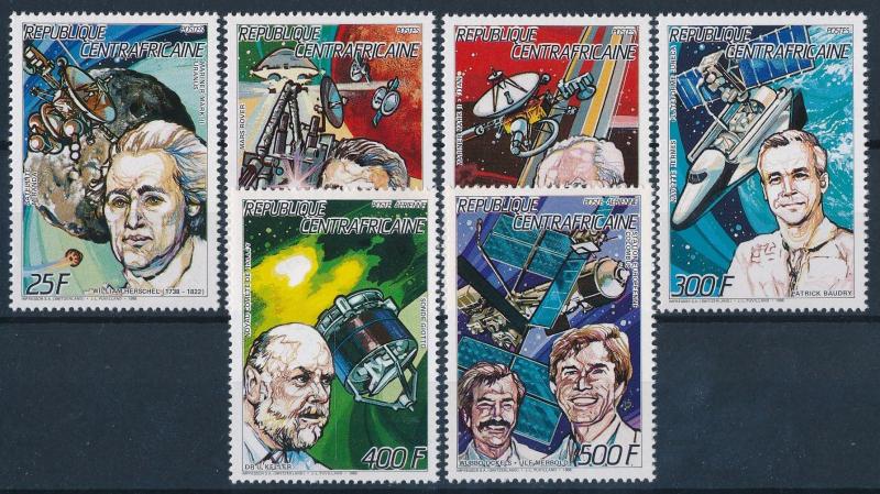 [64173] Central African Republic 1987 Space Travel Weltraum Astronauts  MNH