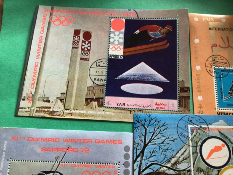 Sapporo Olympic City 1972 8 stamps sheets A20168