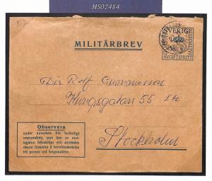 EGYPT Cover 1966 SWEDEN *Peace-Keeping Forces* Military Postal Stationery MS2484