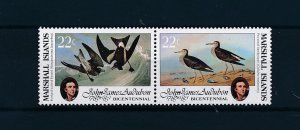 [56943] Marshall Islands 1985 Birds v�gel oiseaux Audubon From set MNH