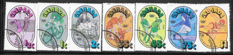 Grenada #731-737  76 Olympics Montreal   (CTO) CV$2.05