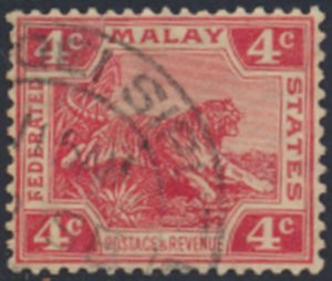 Federated Malay States   SC# 44b Used  Die II  see details & scans
