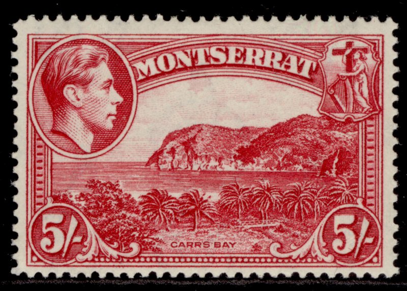 MONTSERRAT GVI SG110a, 5s rose-carmine, M MINT. Cat £30.