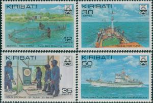 Kiribati 1981 SG158-161 Tuna Fishing set MNH