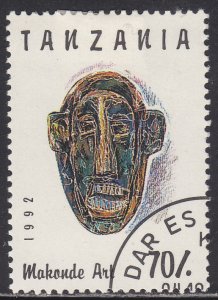 Tanzania 985D Makonde Face Art 1992