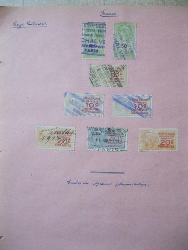 COLLECTION OF FRANCE REVENUES ETC 