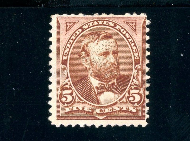 USAstamps Unused FVF US Serie of 1895 Grant Scott 270 OG MHR