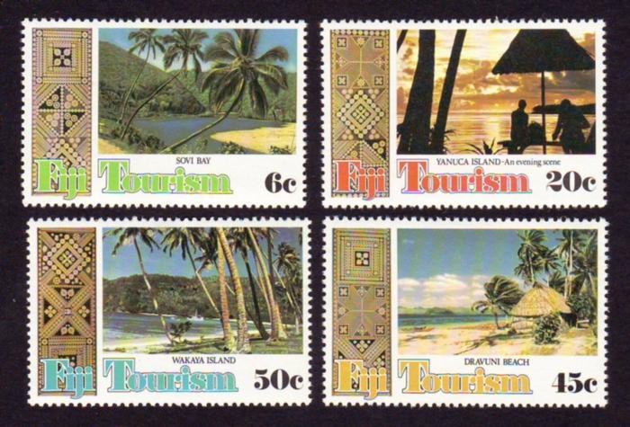 Fiji 1980 Sc#430-433, SG#600-603 Set of 4 Tourism MINT-Hinged.