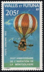 WALLIS & FUTUNA 1983 Manned Flight Bicentenary; Scott C121; MNH