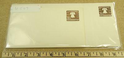 U547, 1-1/4c U.S. Postage Envelopes qty 7
