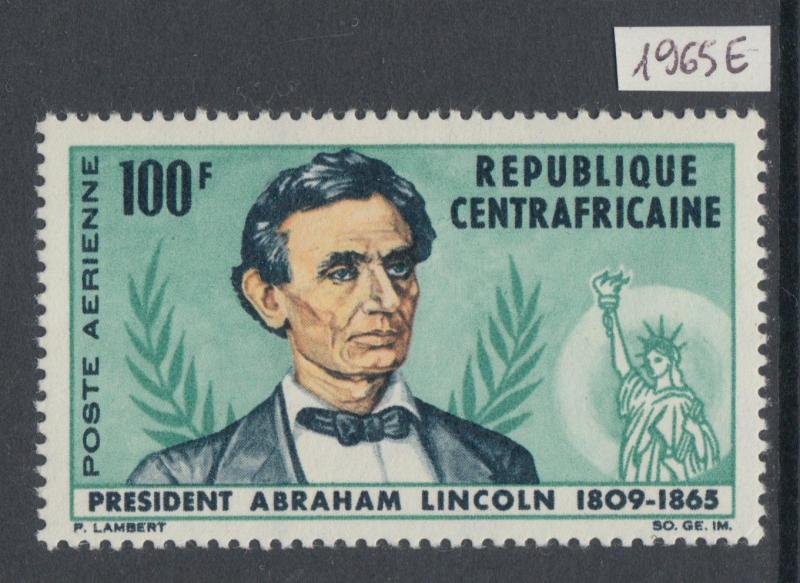 XG-Y760 CENTRAL AFRICAN - Lincoln, 1965 Airmail, 1 Value MNH Set