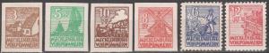 Germany Mecklenburg-Vorpommern #12N13, 12N16-8, 12N20-1  MNH CV $17.10 (A15548)