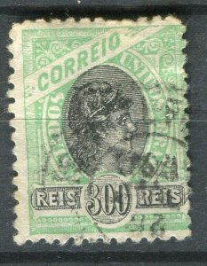 BRAZIL; 1890s classic Liberty Head issue fine used 300r. value