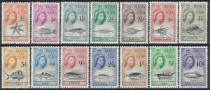 1960 Tristan da Cunha Elisabetta II 14v. MNH SG. n. 28/41