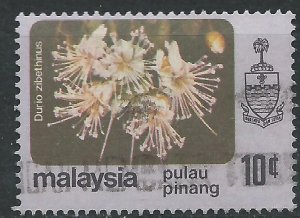 Penang 1979 - 10c Durio zibethinus - SG89 used