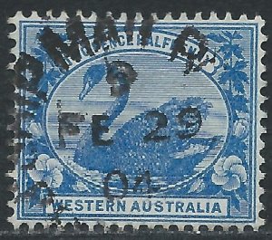 Western Australia 1901 - 2½d blue wmk W Crown A - SG114 used