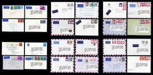 Lot of 240 Lions Club covers Worldwide to Lions International, Oakbrook, IL