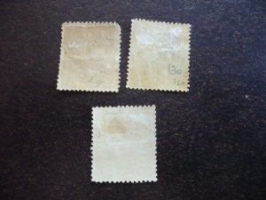 Stamps - Cuba - Scott# 129-131 - Mint Hinged Set of 3 Stamps