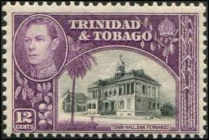 Trinidad & Tobago SC# 57 SG# 252 Town Hall 12c MH