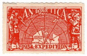 (I.B) Australia Cinderella : Antarctica Expedition 1954 (Map)