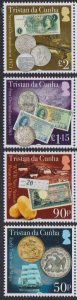 2021 Tristan da Cunha Decimalization of Currency (4) (Scott 1215-18) MNH