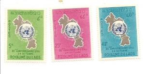 Laos 115-117 MNH