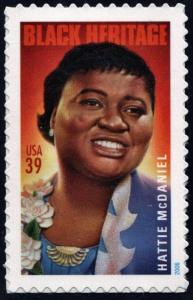 SC#3996 39¢ Hattie McDaniel Single (2006) SA