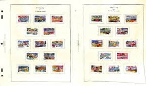 United States Used Stamp Collection on 50 Scott National Pages, 2002-2004