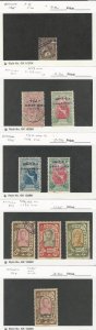 Ethiopia, Postage Stamp, #4, 109, 113, 112, 132-135 Mint & Used, 1895-1919, JFZ