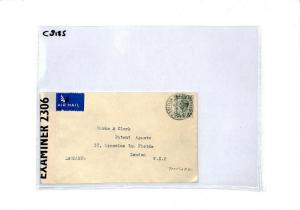 CS185 MOROCCO AGENCIES Cover GB 4d British Post Office Tangier 1940 WW2 Censor