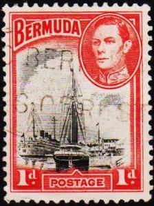 Bermuda. 1938 1d S.G.110 Fine Used