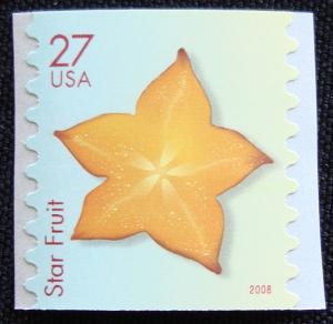 US #4261 MNH Coil Single, Tropical Fruit-Star Fruit SCV $.55